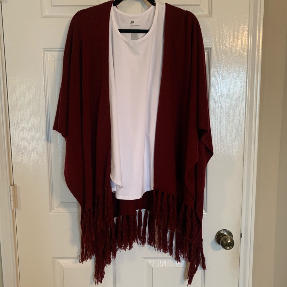 Sweater shawl